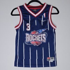 Vintage Houston Rockets Steve Francis #3 Nike Jersey Youth Size Small Length +2
